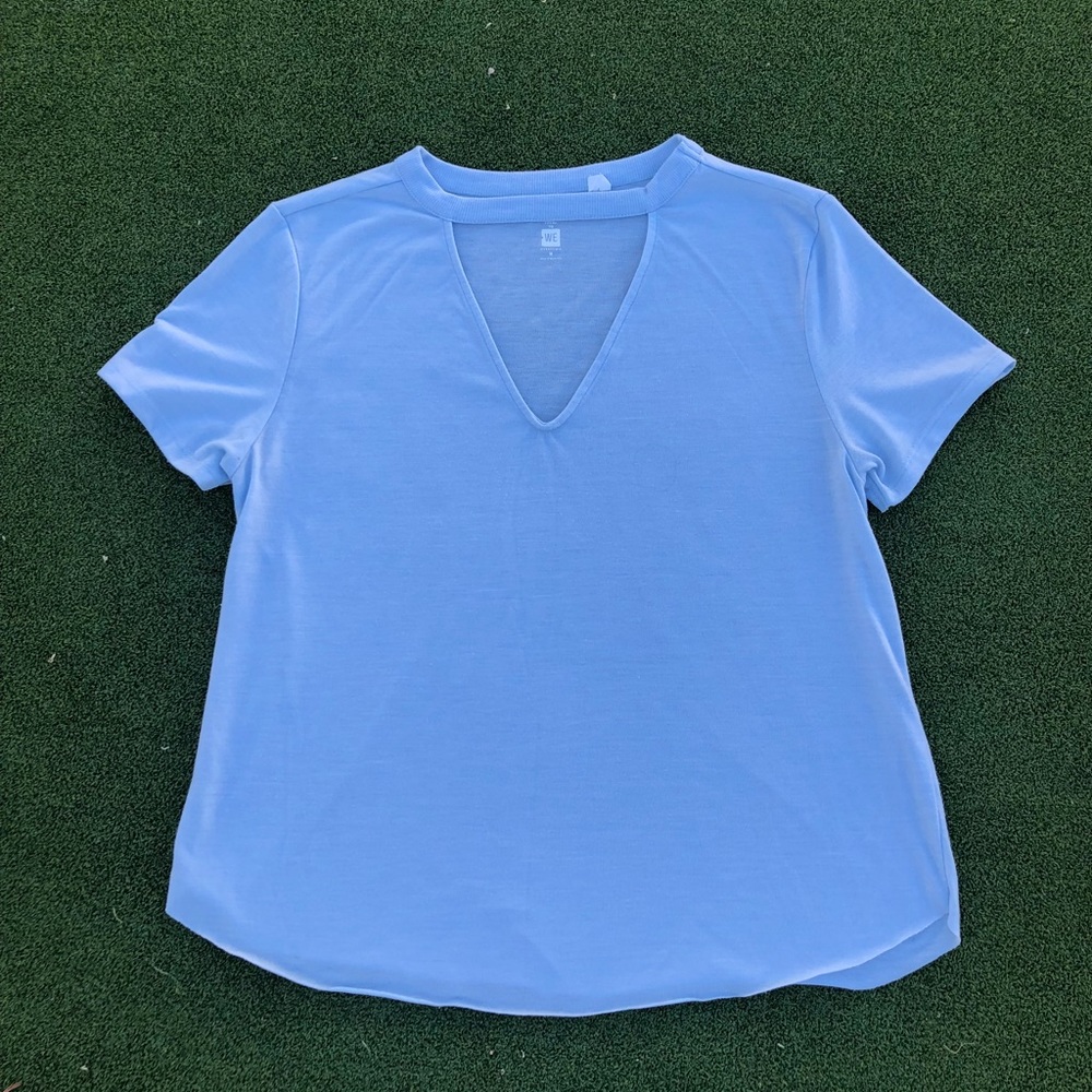 Me to We baby blue t-shirt